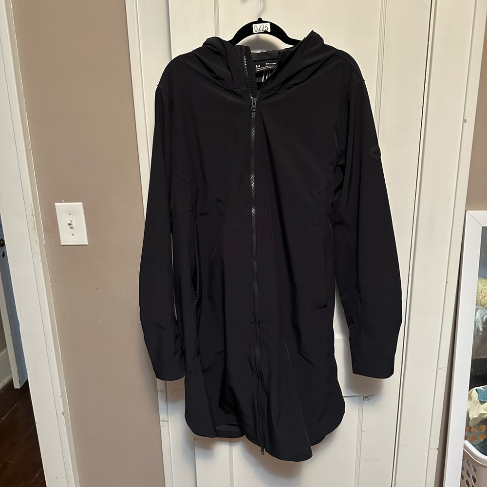 Under Armour Black Full-Zip long length coat